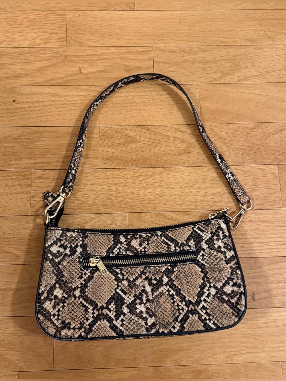Brandy Melville snakeskin print shoulder bag
